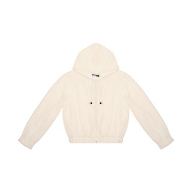 Imagem de Jaqueta Juvenil Minty Em Pelo Safira Com Capuz Feminina-Feminino