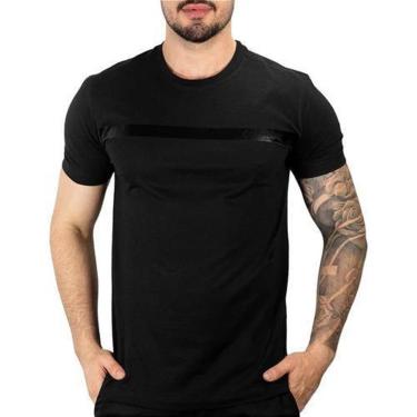 Imagem de Camiseta Calvin Klein Palito Preta-Masculino