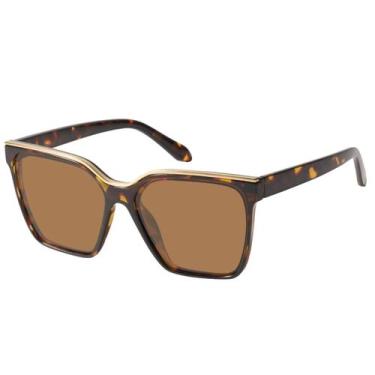 Imagem de Gafas de Sol Mosanana Cuadradas Polarizadas Sobredimensionadas UV400 M