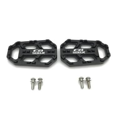 Imagem de Anti-derrapante Para cb500x cb500 cb 500x500x 2019 2020 2021 2022 2015-2018 apoio para os pés pedal ampliador footpad extensão footpeg(Preto)