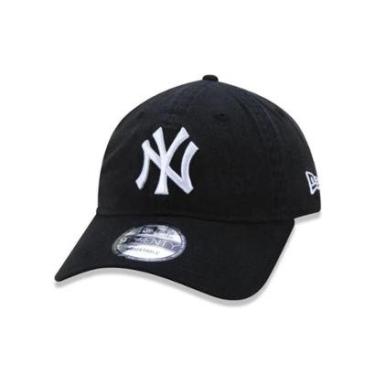 Imagem de Boné 9TWENTY MLB New York Yankees Aba Curva Preto-Unissex