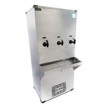 Imagem de Bebedouro de Água Gelada Industrial Inox 100L de Coluna Ecoblu 127v