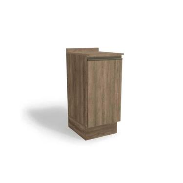 Imagem de Cozinha Modulada Kappesberg Maxxi Nicho G741 c/ Tampo 40cm Nogal/Nogal