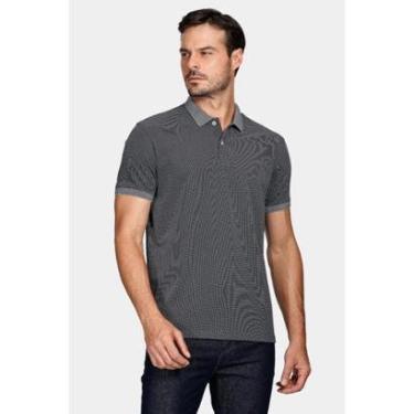 Imagem de Polo Aramis Piquet Vegas Marinho e Branco-Masculino