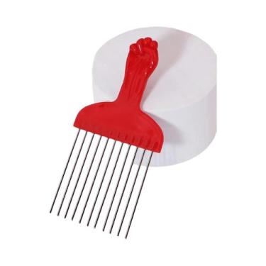 Imagem de Pente De Cabelo Profissional De Aço Inoxidável Com Dentes Largos Para 