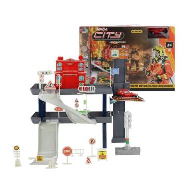 Imagem de Posto de comando divertido com pista e carrinho luz e som - BBR Toys