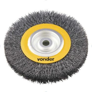 Imagem de Escova Circular de Aço para Esmeril 6" X 3/4" X 1/2" Vonder