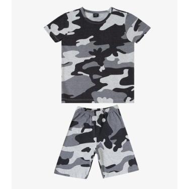 Imagem de Pijama Menino Infantil Select Cinza - Rovitex Kids, 6, Cinza