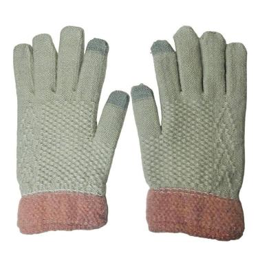 Imagem de Luva Inverno Feminina Redstar Winter Touch Screen Tricô Lã