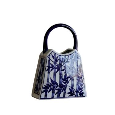 Imagem de AMITVA Vaso de cerâmica chinês, vaso chinês grande branco, vaso de flores de Porcelana, vasos de cerâmica antigos chineses, vaso decorativo tradicional - A High 26 cm