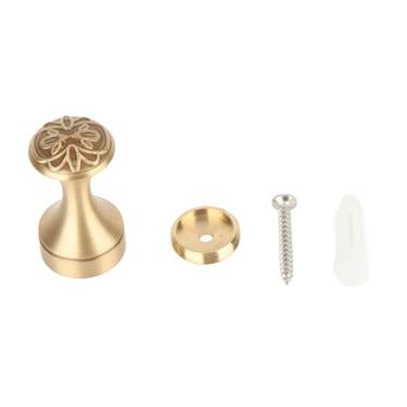 Imagem de Gancho de toalha para banheiro, gancho de parede para robe, cobre, retrô, multifuncional, economizador de espaço, cabide para porta, banheiro, lavanderia, entrada do armário (Tipo C)