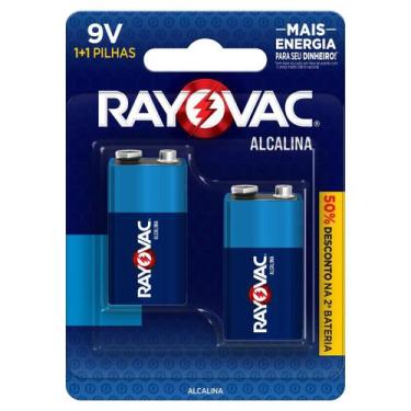 Imagem de Bateria Alcalina Rayovac 9v Com 2 Unidades
