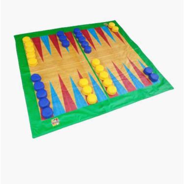 Imagem de Tapete Jogo Gamão Gigante - Dicá