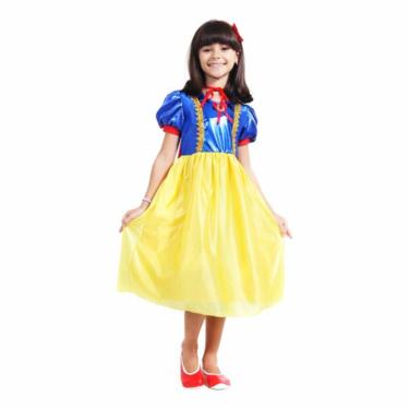 Imagem de Fantasia Infantil Princesa Rubi STD Tam M ( 6 a 8 anos) Sulamericana Fantasias