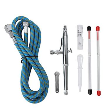 Imagem de GLOGLOW Kit de Ferramentas de Pintura, Pistola de Pulverização de Agulha de 0,2 Mm 0,3 Mm 0,5 para Modelo de Arte Pintura de Carro Tatuagem Design de Unhas, Com Copo de Alimentação por Gravidade e Vários Bicos Aerógrafo de Ação Dupla Profissional