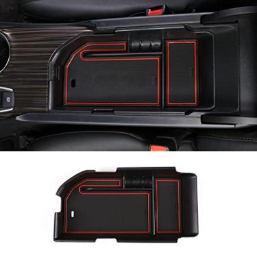 Imagem de PIUGILH Organizador de console central de carro compatível com Camry XLE ou XSE 2018 2019 2020 2021 e Camry LE SE 2020 2021 acessórios de bandeja de inserção, caixa de armazenamento secundária para
