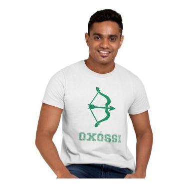 Imagem de Camiseta Orixá Oxóssi Religiosa Candomblé Umbanda Axé Flexa - BLACKCHI