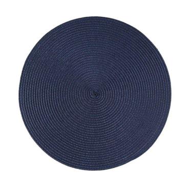 Imagem de Jogo Americano Redondo 6 Unidades - Azul Marinho