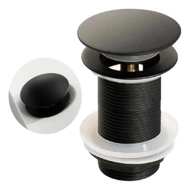 Imagem de Válvula para Cubas e Pias de Banheiro Metal Modelo Click UP Escoamento