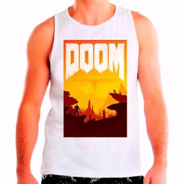 Imagem de Camiseta doom jogos games camisa masculina lançamento 01 - DESIGN CAMI
