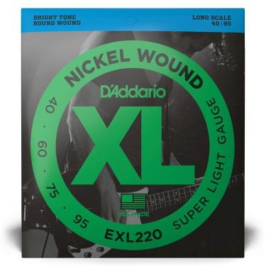 Imagem de Encordoamento Para Contrabaixo D Addario Exl220 Aço .040