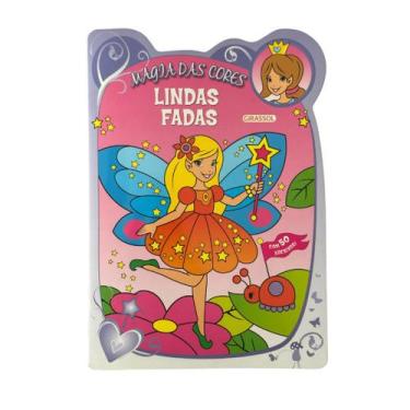 Imagem de Livro - Magia das Cores: Lindas Fadas - Com 50 adesivos!