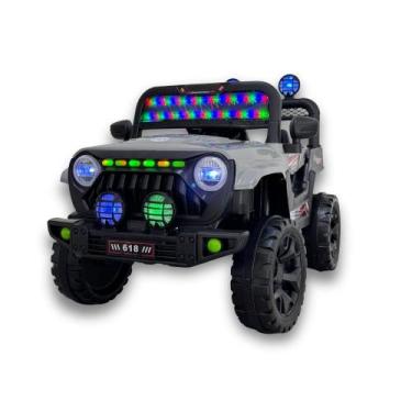 Imagem de Jipe Infantil Elétrico 12V Safari Cinza - Unitoys
