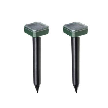 Imagem de Repelente Solar Ultrassonico 2 Unid. Pestes Ratos Roedores