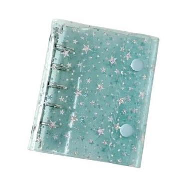 Imagem de Mini Caderno Fichário Sparkle Star Tamanho M5 Agenda Diária De Bolso Á