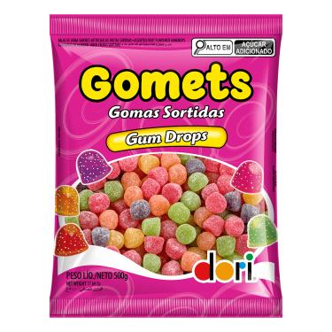 Imagem de Bala de Gelatina Gomets Sortidas Dori 500g Sem Glúten