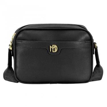 Imagem de Bolsa Modare Casual Com Alça Moderna Tranversal Feminina Preta, Preto,