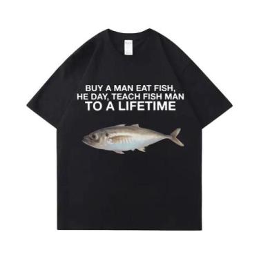 Imagem de Camiseta Unissex Engraçada Com Meme, Masculina E Feminina, Casual, Fas