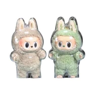 Imagem de Capa Protetora Transparente Para Boneca LABUBU Série Coca-Cola, Capa A