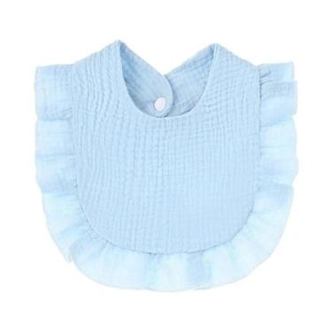 Imagem de Babadores De Bebê Em Algodão Macio, Cor Sólida, Toalha De Saliva Para 