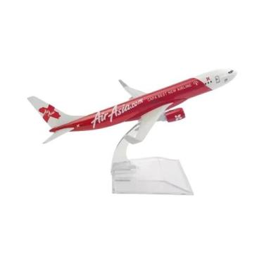 Imagem de Modelo De Avião Em Metal Fundido De 16CM, Brinquedo Colecionável 737 7