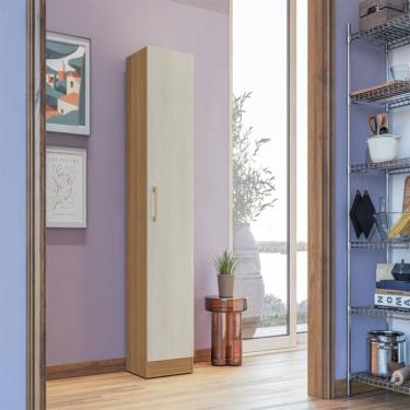 Imagem de Armário Multiuso Lavanda 1 Porta Freijó - Kits Paraná
