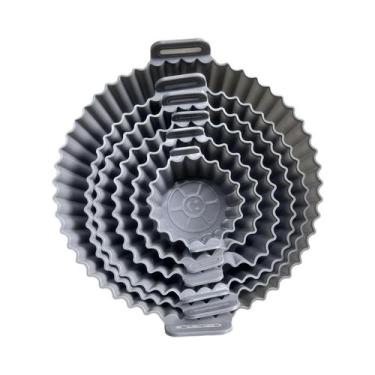 Imagem de Conjunto De 6 Tapetes De Silicone Para Fritadeira a Ar 450 graus Panel