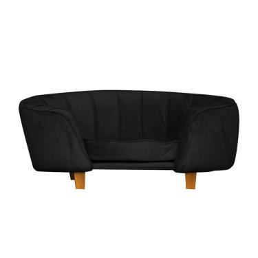 Imagem de Poltrona Cama Pet Laddi Veludo Preto Divini