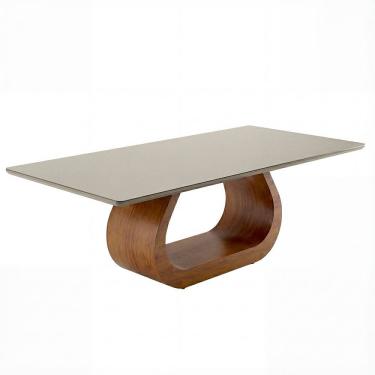 Imagem de Mesa de Jantar Retangular 8 Lugares em Madeira Vicky 220x110cm Base Orgânica CCS