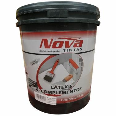 Imagem de Balde de Tinta Latex Acrílica Interior Branco 18 Litros - 200000000237 - NOVA TINTAS