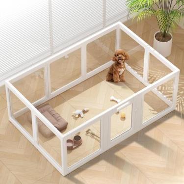 Imagem de Parque para Cães ClimbHope 24" em Acrílico Transparente com 10 Painéis