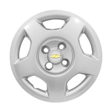 Imagem de Calota Aro 14 Gm Corsa Hatch Sedan 2004 2005 2006.2010 2012 Prata - GF