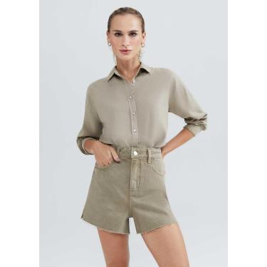 Imagem de Short Hering Cintura Média Em Sarja Feminino-Feminino