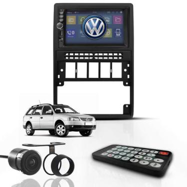 Imagem de Kit Central Multimídia Mp5 2 Din Bt Espelha Dvd Vw Parati G2 - First O