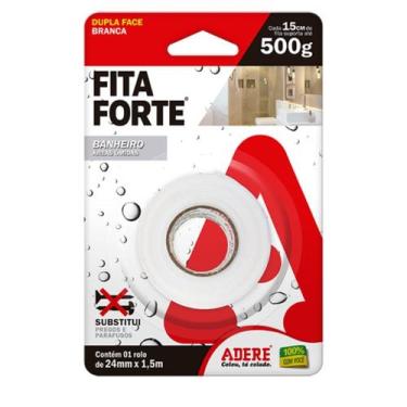Imagem de Fita Forte Dupla Face  Areas Umidas 24Mmx1,5M Adere