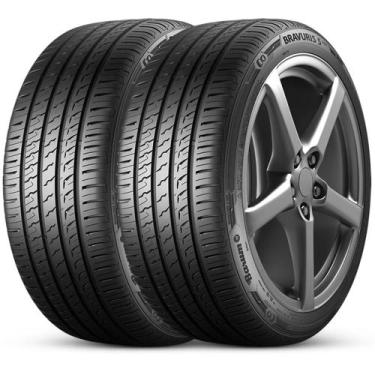 Imagem de Kit 2 Pneu Barum By Continental Aro 16 205/55R16 91V Bravuris 5HM - Co