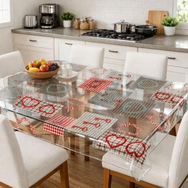 Imagem de Toalha De Mesa Diamante Secret Love Rolo 1,40x50m Vinil Pvc - Plast.co