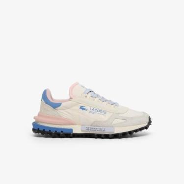 Imagem de Tênis Femininos Elite Active - LACOSTE, 37, Off white, Rosa claro, Azu