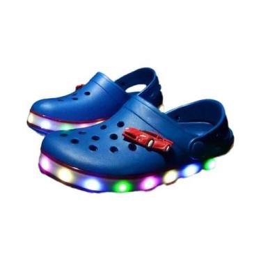 Imagem de Sandálias De LED Antiderrapantes De Verão Para Meninas, Calçados Casua