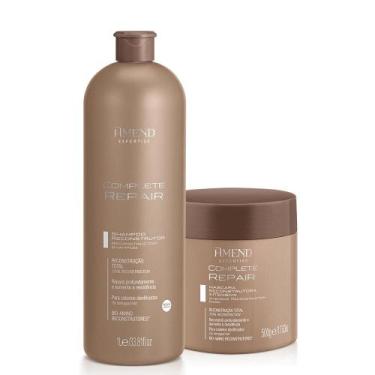Imagem de Kit Shampoo 1L + Máscara 500g  Complete Repair - Amend